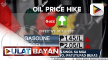 Higit P1-P2 taas-singil sa mga produktong petrolyo, ipatutupad bukas