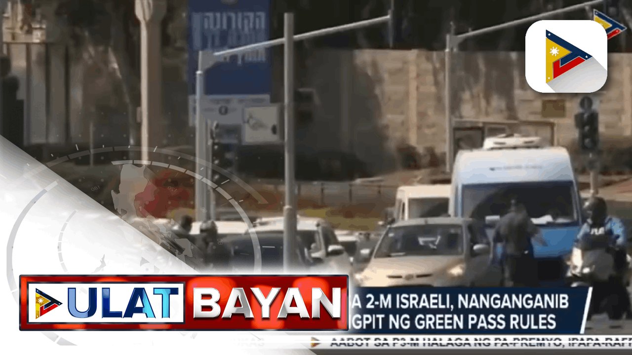 Bisa ng green pass ng nasa 2-M Israeli, nangang...