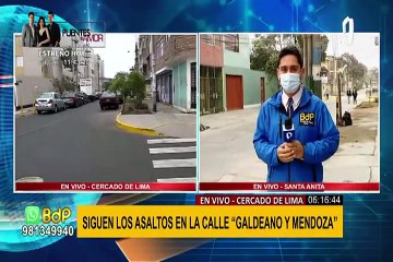 Santa Anita: asaltan y golpean a hombre frente a sereno, pero nada puede hacer