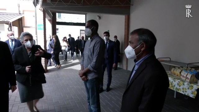 Parma, il presidente Mattarella in visita alla Caritas Diocesana