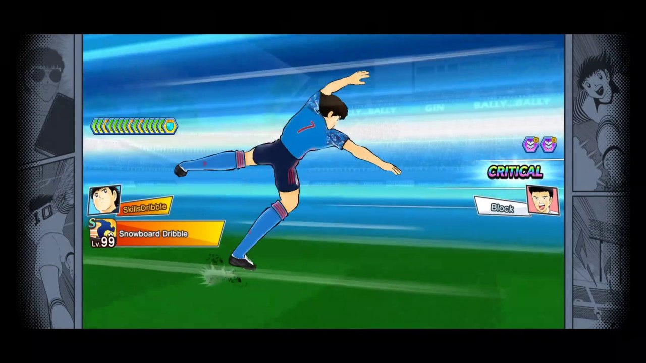 Snowboard Dribbling Skill - Tsubasa Ozora - Captain Tsubasa Skill