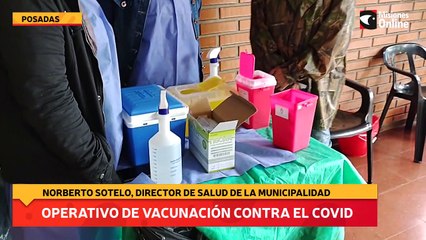 Operativo de vacunación contra el Covid
