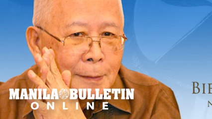Bienvenido Lumbera, National Artist for Literature, passes away at 89