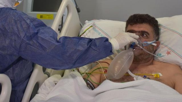 Koronavirüs hastalarının yoğun bakım servisi görüntülendi: Hastaların yüzde 80'i aşısız