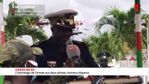 Crash MI-24 : l'hommage de l'armée aux deux pilotes ivoiriens disparus