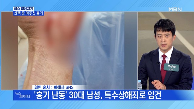 MBN 뉴스파이터-도심 속 산책로에서 발생한 흉기 난동…왜?