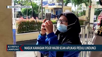 Masuk Kawasan Polri, Wajib Scan Aplikasi Peduli Lindungi