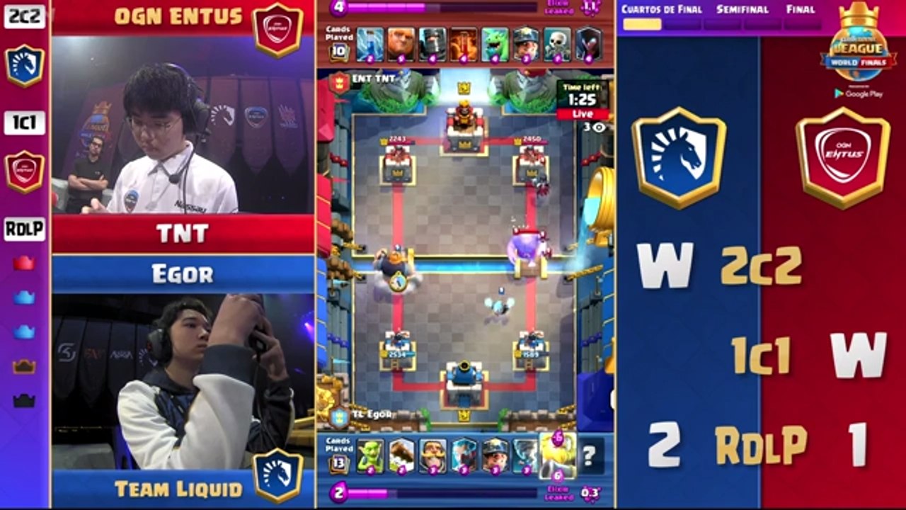 Las 9 jugadas San Miguel de la gran final de Clash Royale