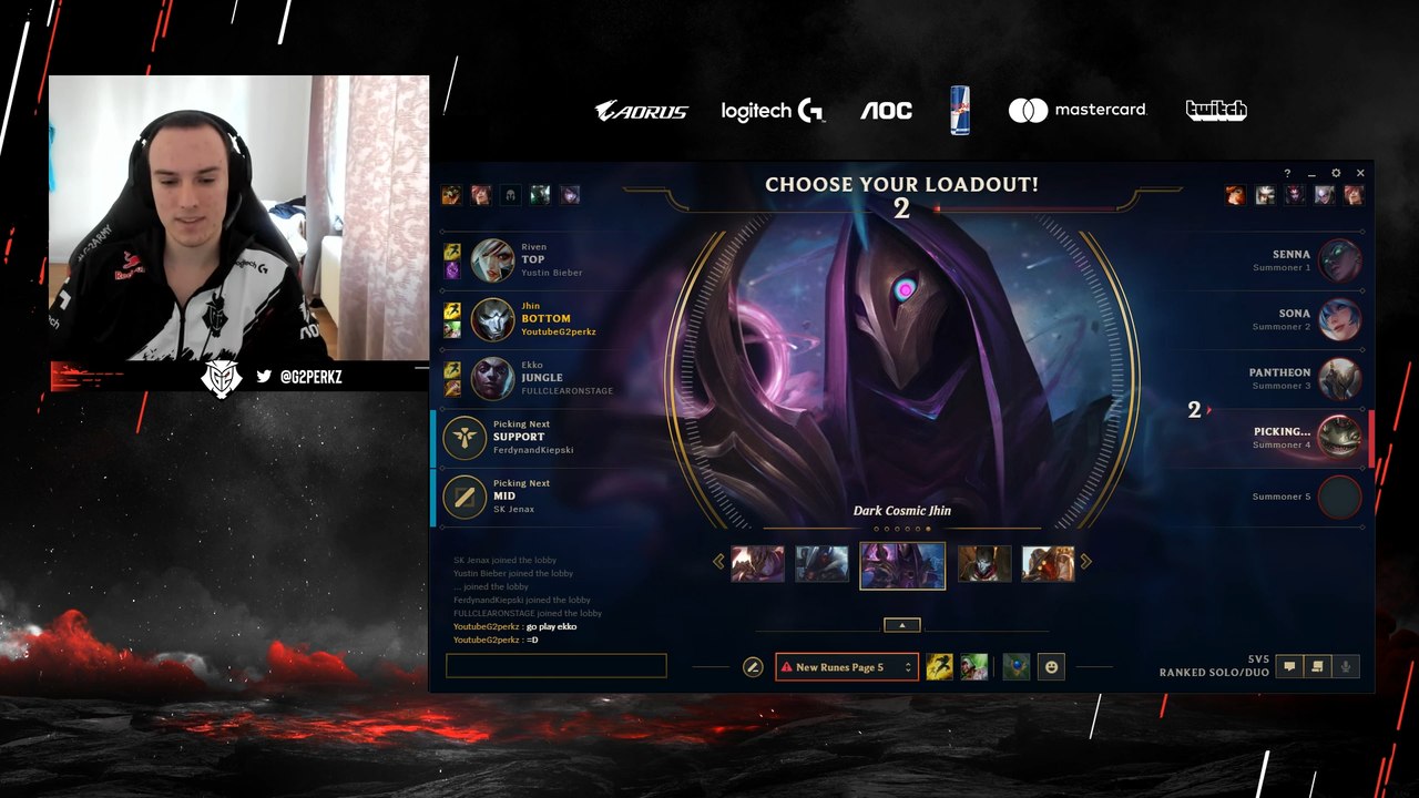 LoL: Perkz explica la derrota de G2 ante Misfits: “Jugamos con el hermano pequeño de Caps”