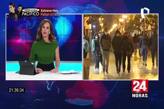 Reabren accesos a la plaza Mayor de Lima y familias disfrutan de paseos nocturnos