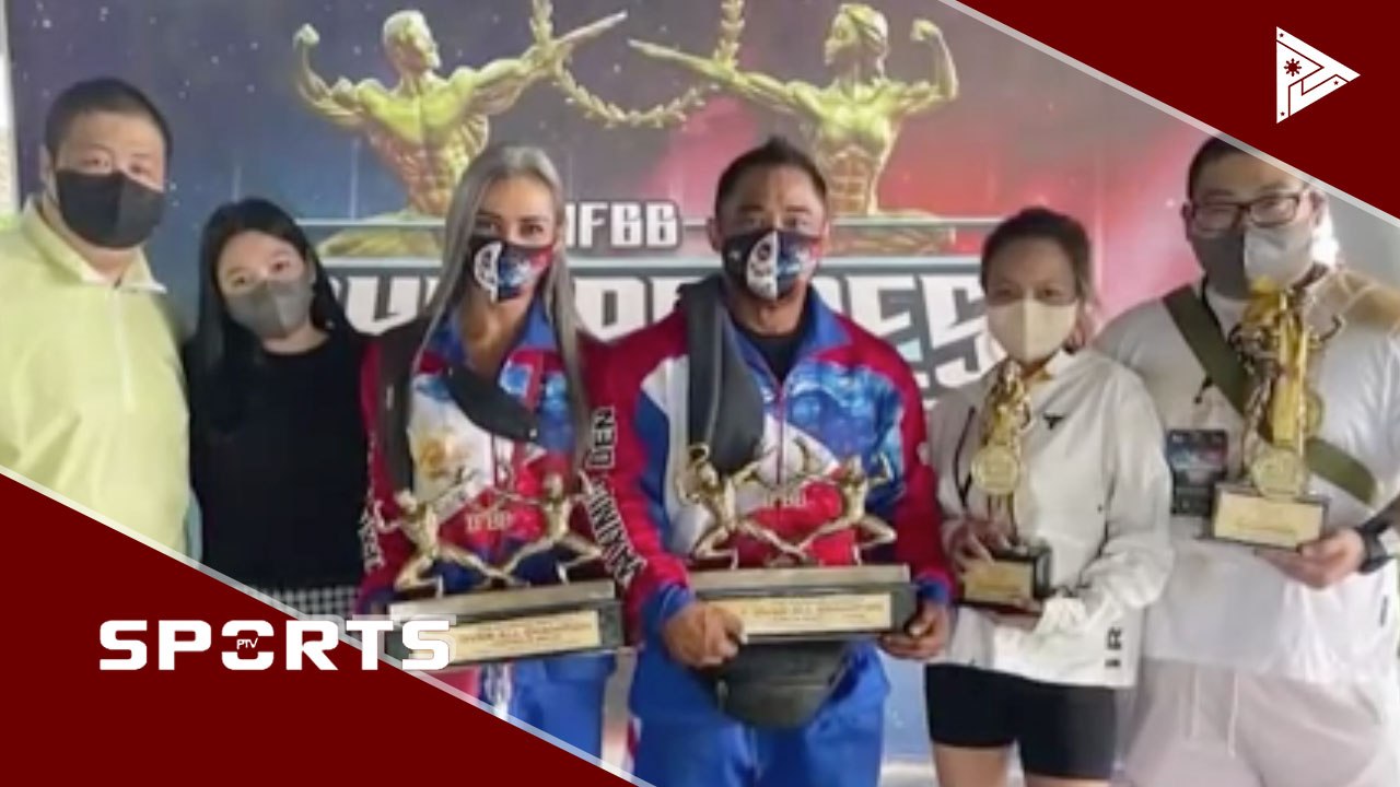 Leigh at Reynold Domalsin, wagi sa 2021 IFBB-Philippines Nationals #PTVSports