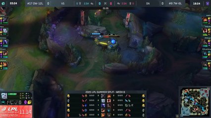 LoL: لاعب ينسى Smite في مباراة LPL الرسمية، ويخسر في 25 دقيقة