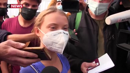 Greta Thunberg arrive au Youth Summit de Milan