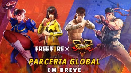 Free Fire receberá evento temático de Street Fighter 5 em julho