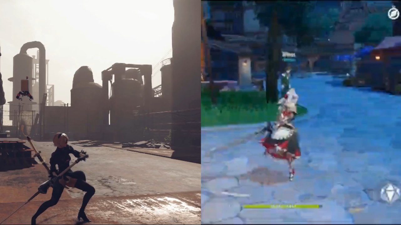 Genshin Impact podría haber robado a NieR Automata y sigue de polémica en polémica