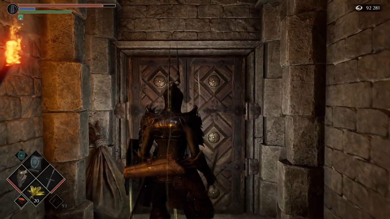 Demon's Souls - PS5: Un jugador casi alcanza el objeto detrás de la puerta misteriosa del remake