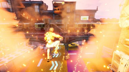 Fortnite: cross the 6 fiery circles, Downtown Drop challenge