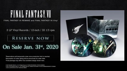 Final Fantasy 7 Remake: OST comes in vinyl double LP form