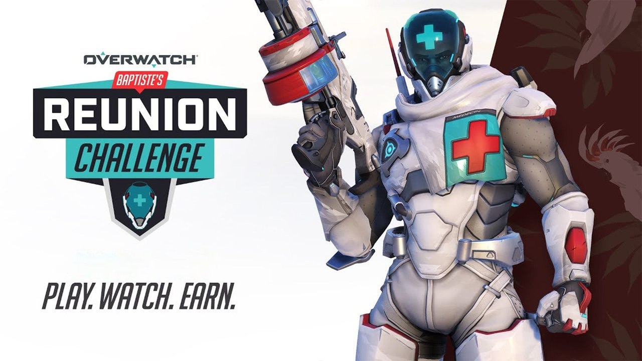 Overwatch: Baptiste, Reunion Challenge, skin, s...
