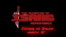 The Binding of Isaac: Repentance, el último DLC, ya tiene tráiler y fecha de lanzamiento. ¡Ganazas!
