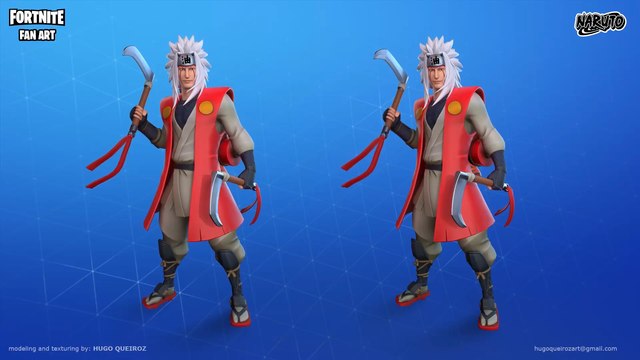Fortnite: Así sería el maestro de Naruto en el juego. ¡Un artista acaba de pasar por encima a Epic!