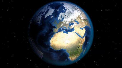 Free HD Video Earth Rotating  In the space