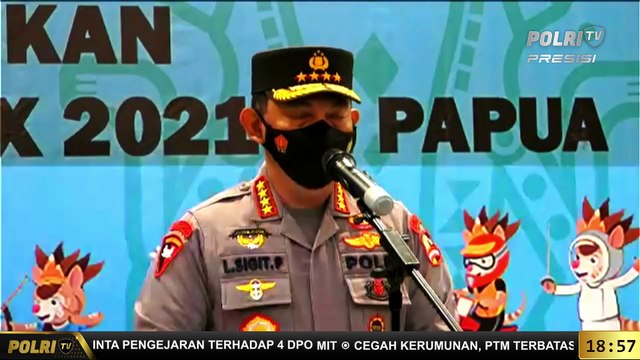 PRESISI Update 19.00 WIB : LIVE Konpers Panglima TNI & Kapolri di Venue PON Stadion Lukas Enembe, Jayapura, Papua