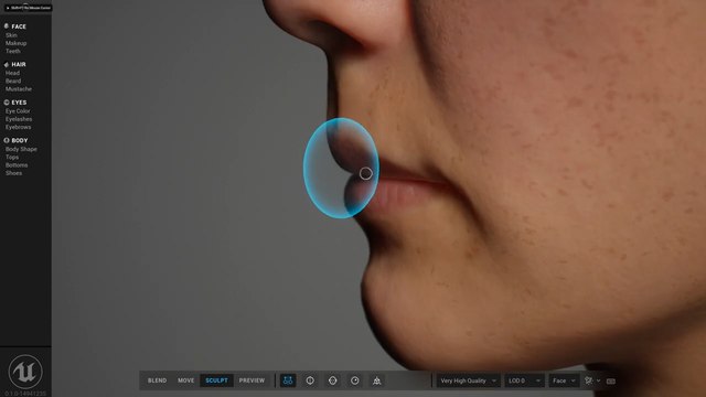 Epic crea el editor de personajes definitivo, que crea humanos digitales tan reales que da miedo