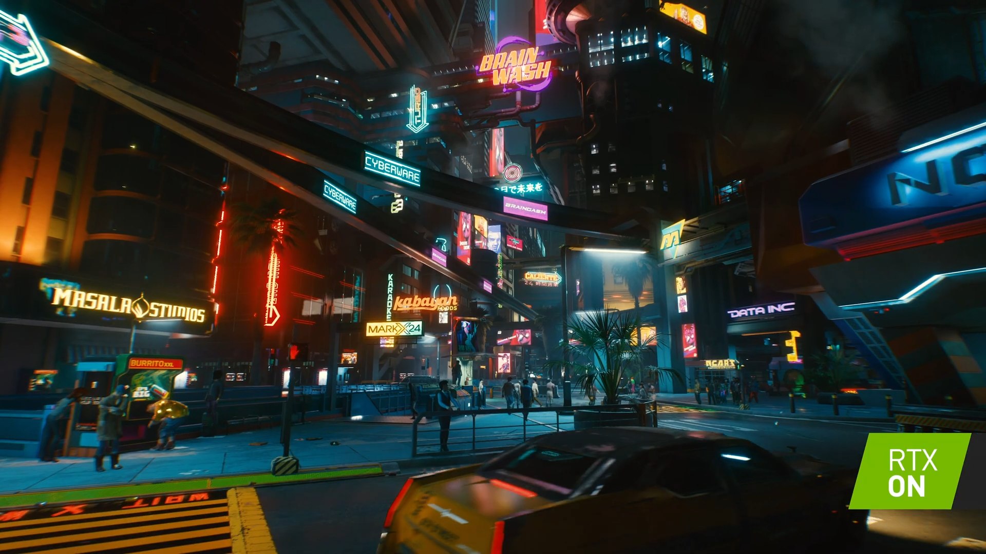 cyberpunk, 4K, video games, NightCity, Cyberpunk 2077, night HD