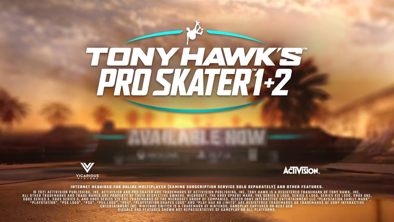 Tony Hawk Pro Skater 1+2 imita a Crash Bandicoot 4 y anuncia su llegada a PS5, Xbox Series y Switch