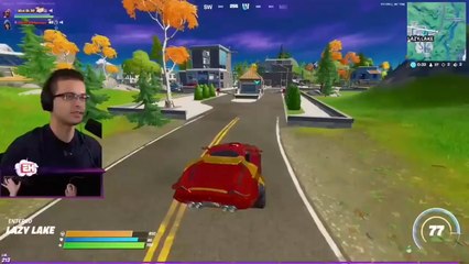 Fortnite glitch brings a teammate back to life from a car
