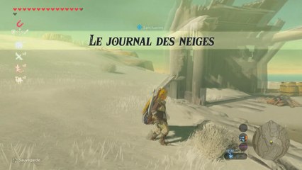 Zelda BotW : Le journal des neiges