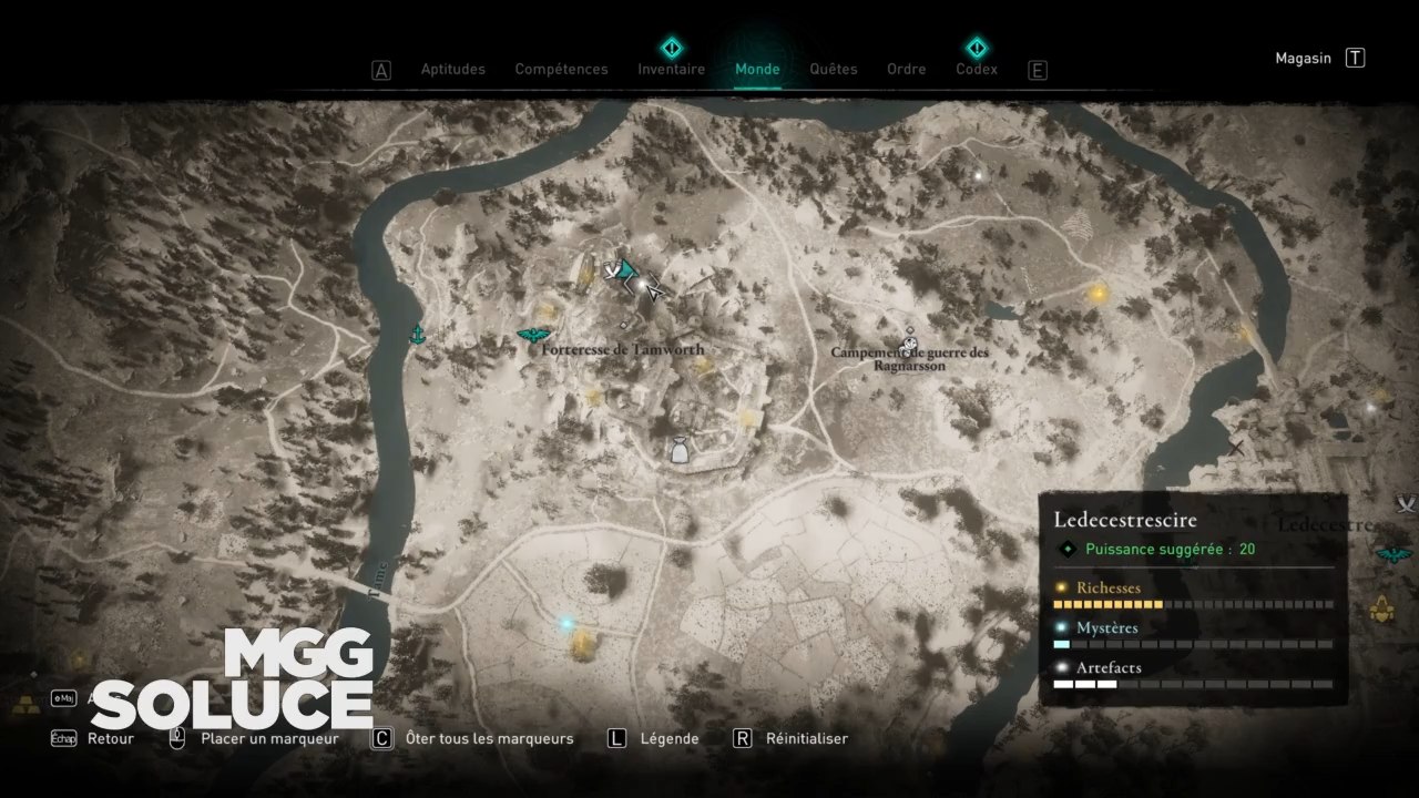Assassin's Creed Valhalla: All Ledecestrescire Artifact locations