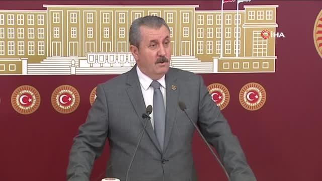 BBP Genel Başkanı Mustafa Destici: - Terör örgütü siyasi uzantılarının açıklamaları ve sergiledikleri oyun bütünüyle kapatma davasını etkileme ve...