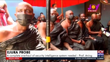 EJURA Probe: A complete overhaul of security intelligence system needed – Prof. Aning  (28-9-21)