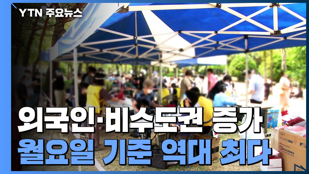 외국인 확진 늘고 비수도권도 확산...월요일 역대 '최다' / YTN