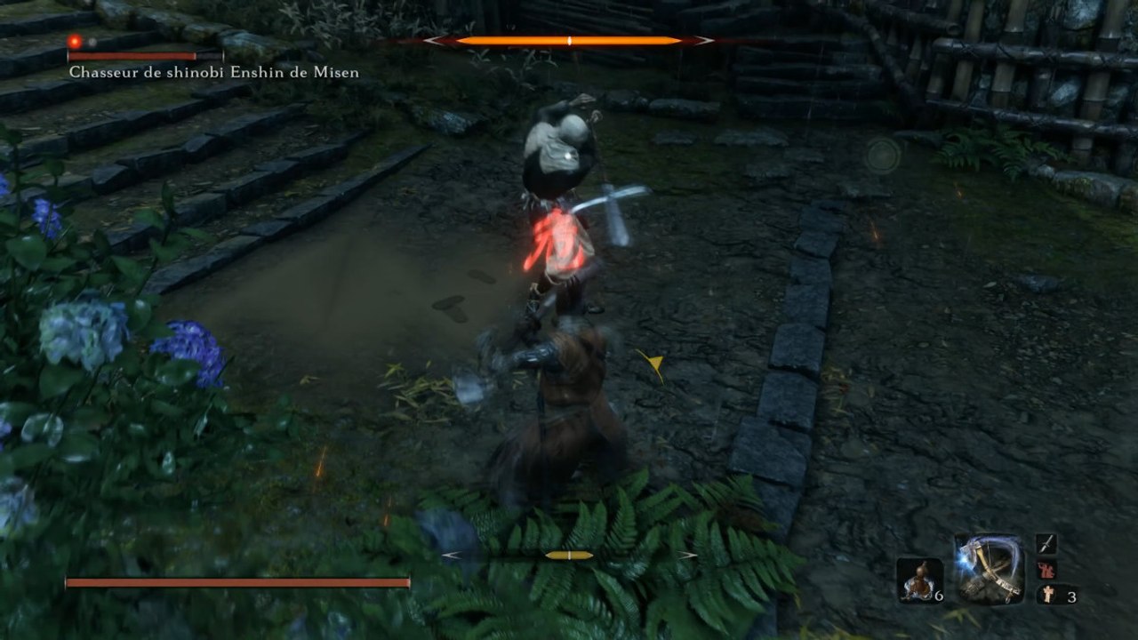 Guide Sekiro : Chasseur de shinobi Enshin de Misen, boss, soluce, astuce