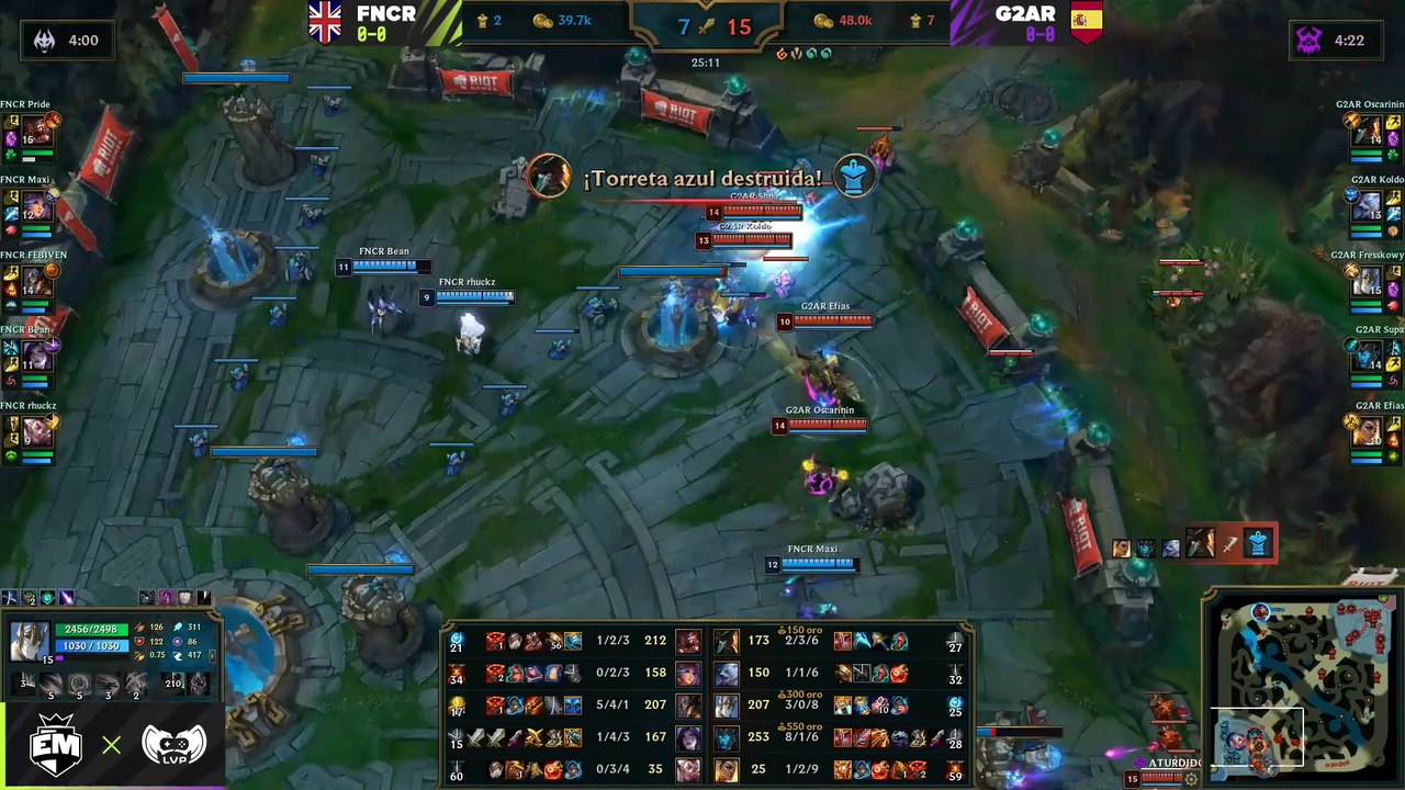 LoL: G2 Arctic salva el honor de la academia y gana a Fnatic Rising para avanzar en el EU Masters