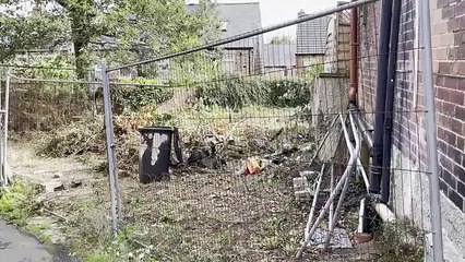 Residents who live near a plot of land that is believed to have been derelict for 40 years said they are looking forward to seeing debris disappear.