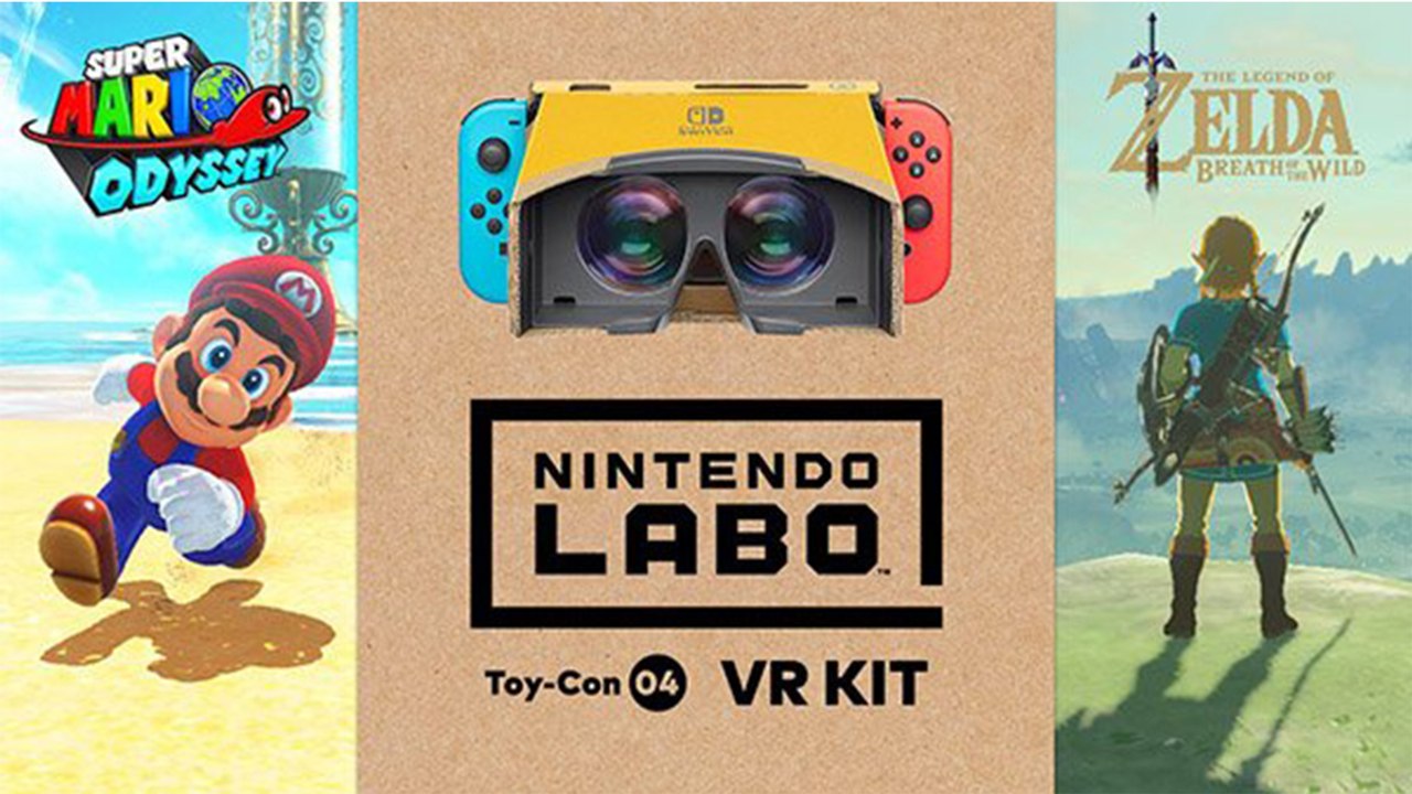 Nintendo Switch Toycon VR : Zelda BOTW et Mario...