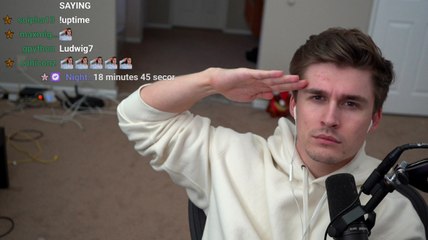Ludwig Ahgren, el streamer más listo del mundo, atrapado en un directo que podría durar para siempre
