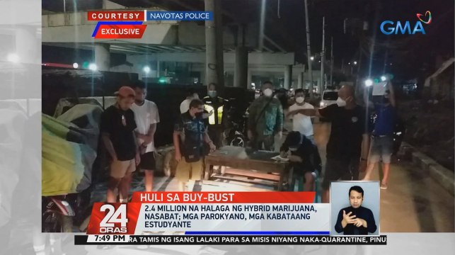 2.4-M na halaga ng hybrid marijuana, nasabat; Mga parokyano, mga kabataang estudyante | 24 Oras