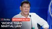 Duterte likens Senate hearings on Pharmally to martial law