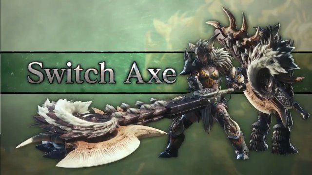 Monster Hunter World Iceborne : Morpho-hache, switch axe, arme