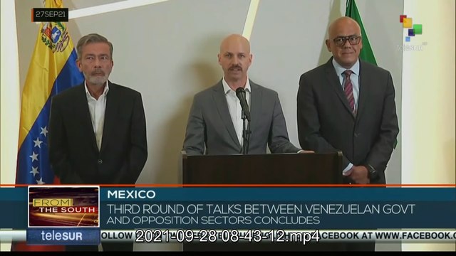 Third round of dialogue between the Venezuelan Government and the Opposition has been concluded