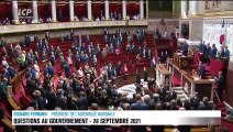 L'Assemblée nationale a observé une minute de silence en mémoire du caporal-chef Maxime Blasco, tué au combat au Mali vendredi: 
