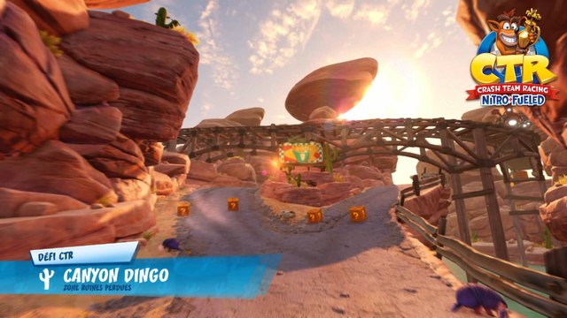 Défi lettres CTR - Canyon Dingo : guide Crash Team Racing Nitro-Fueled
