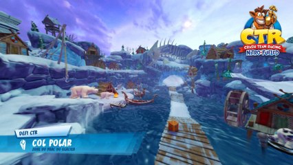 Défi lettres CTR - Col Polar : guide Crash Team Racing Nitro-Fueled
