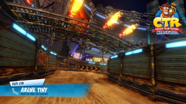 Défi lettres CTR - Arène Tiny : guide Crash Team Racing Nitro-Fueled