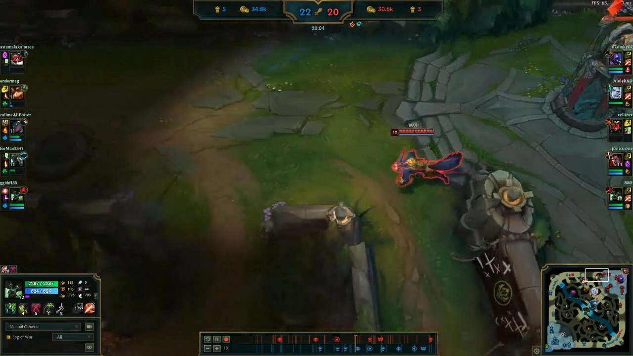 LoL: La jugada de cerebro galaxia para acabar con un enemigo invisible usando el mapa a tu favor